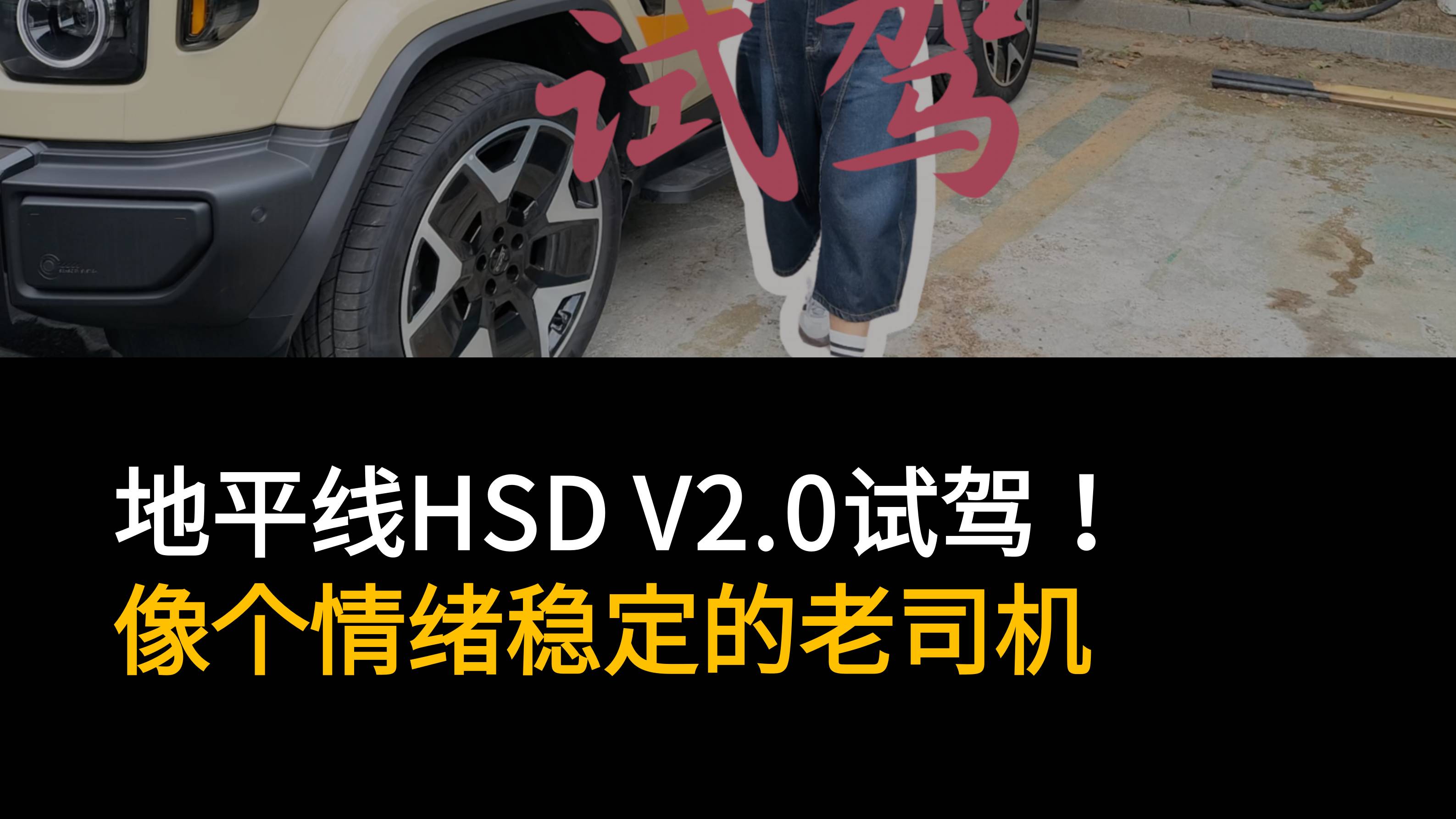 地平线HSD V2.0试驾！像个情绪稳定的老司机
